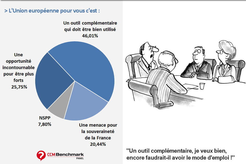 46&nbsp;% des internautes voient l'UE comme un&nbsp;&quot;outil compl&eacute;mentaire qui doit &ecirc;tre bien utilis&eacute;&quot;