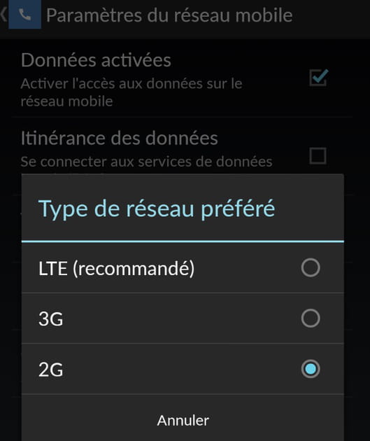 Coupez la 4G ou la 3G, pour retrouver l'autonomie d&rsquo;un bon vieux mobile GSM