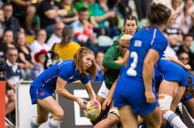 France - Afrique du Sud&nbsp;: apr&egrave;s un festival offensif, les Bleues terminent premi&egrave;res et &eacute;vitent les Black Ferns, le r&eacute;sum&eacute;