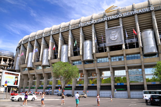 Le stade Santiago Bernabéu
