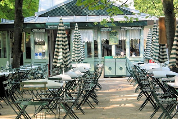 Une buvette au Luxembourg