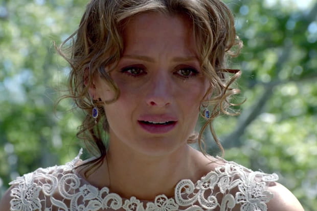 La mariée était en larmes