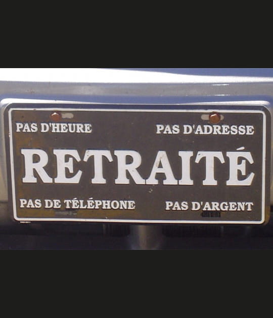 Conducteur &agrave; la retraite