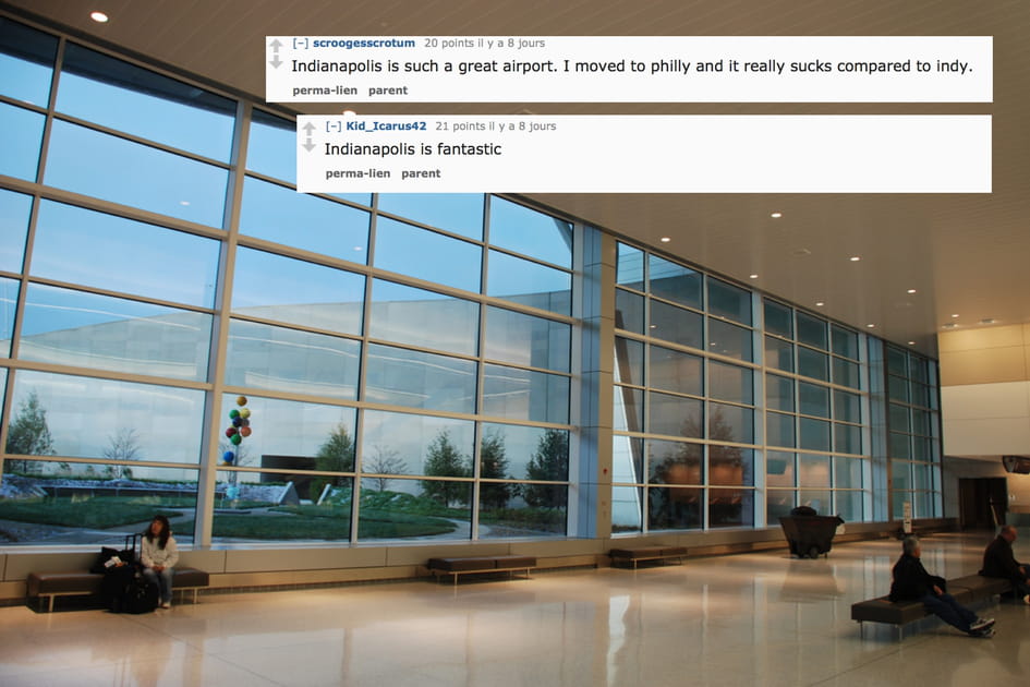 L'a&eacute;roport d'Indianapolis aux Etats-Unis
