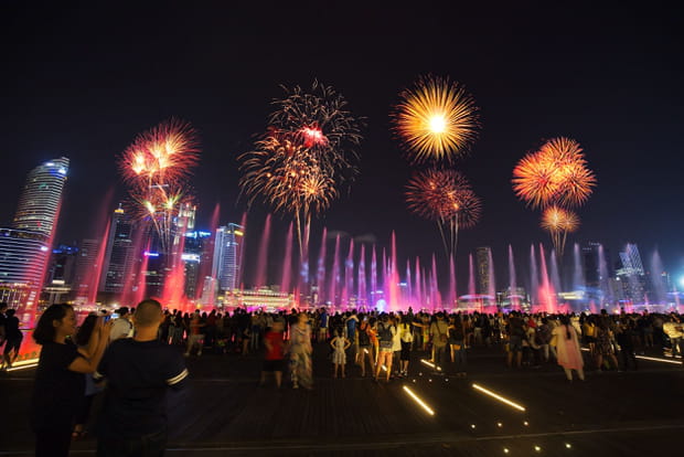 Le spectacle de Marina Bay