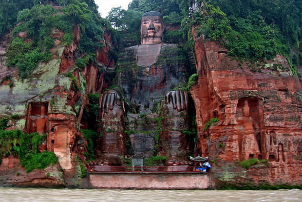 Le Grand Bouddha de Leshan en Chine