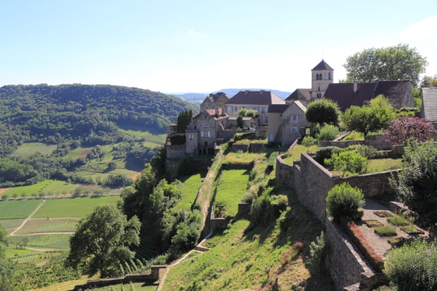 Château-Chalon, petit village viticole du Jura