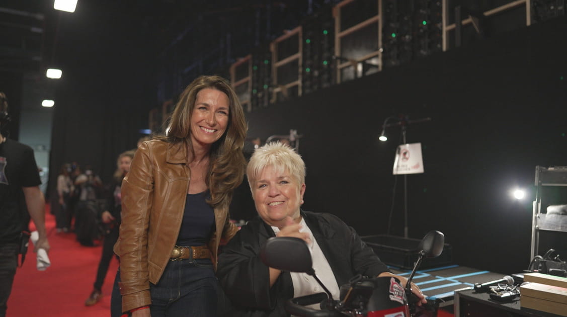 Mimi Mathy et Anne Claire Coudray pour des confidences sur les Enfoir&eacute;s
