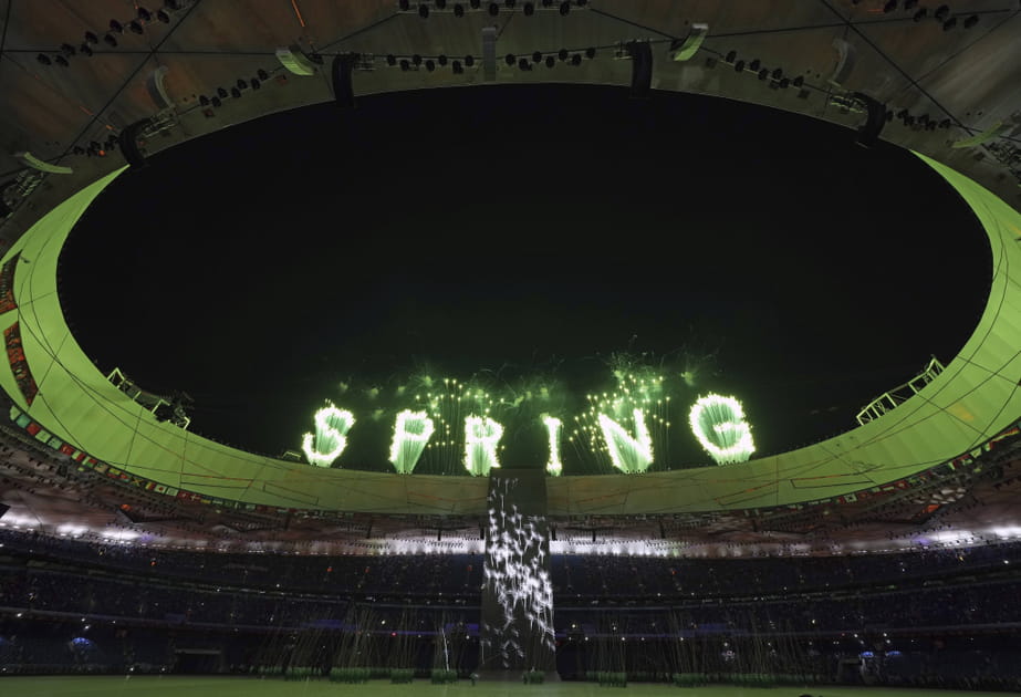 La c&eacute;r&eacute;monie d'ouverture