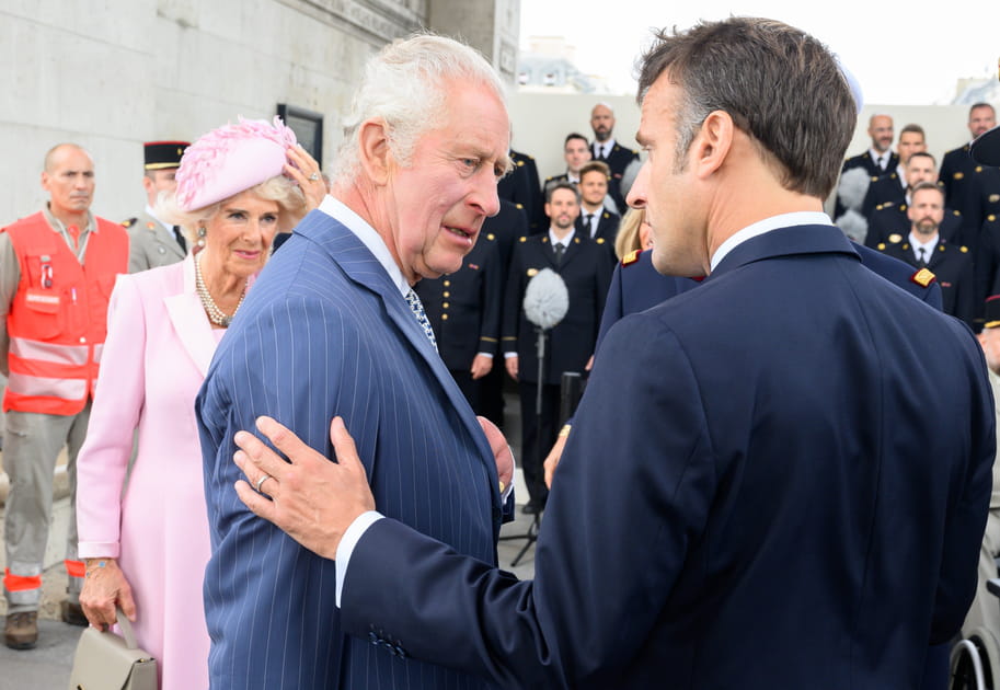 Les images de la visite de Charles III en France