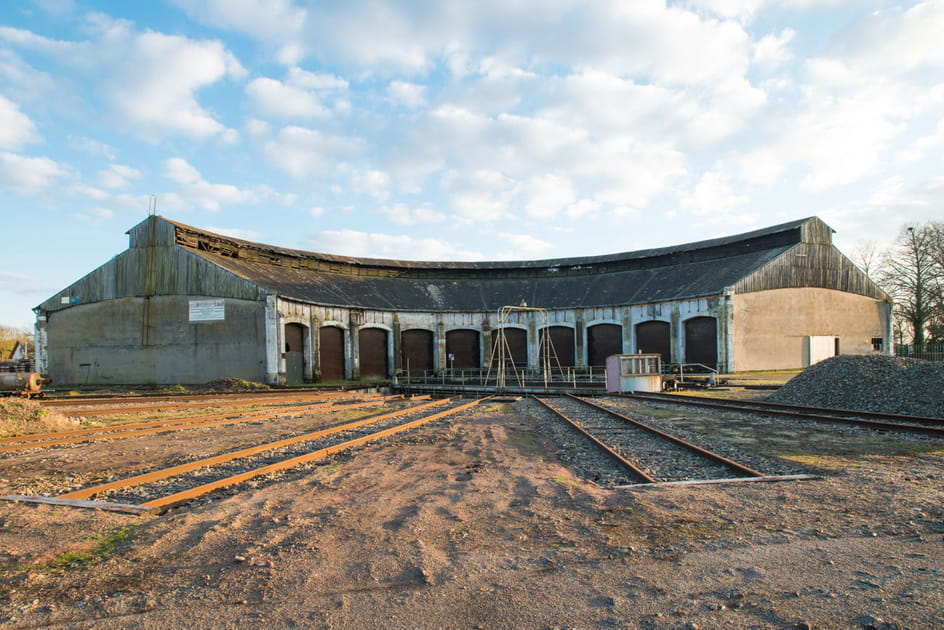 La rotonde ferroviaire de Montabon (Sarthe)