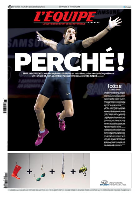 Renaud Lavillenie en 2014 : &quot;Perch&eacute; !&quot;