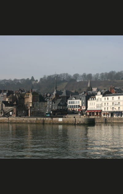 Vue sur le port d'Honfleur
