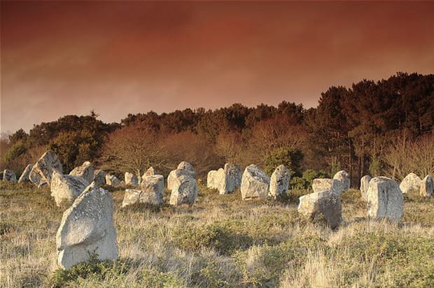 Les menhirs de Carnac