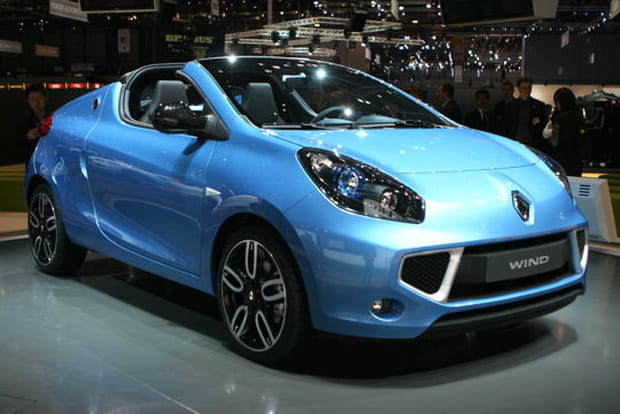 Renault Wind, citadine-roadster à toit pivotant