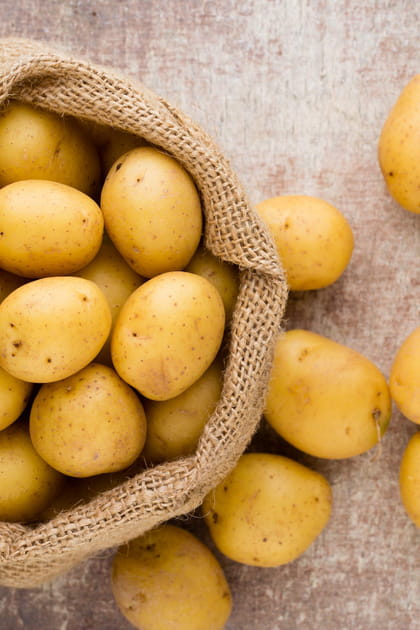Frotter avec de la pomme de terre