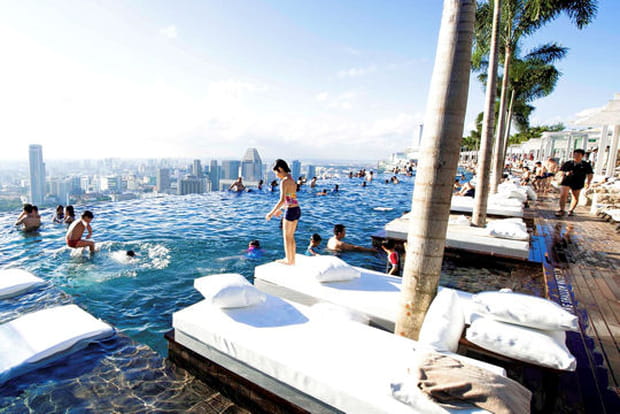 Le Sands SkyPark : un jardin suspendu