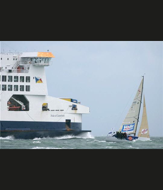 Escale forc&eacute;e dans le port de Cherbourg