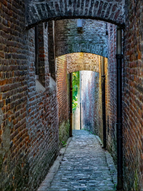 Les ruelles &eacute;troites de Cassel