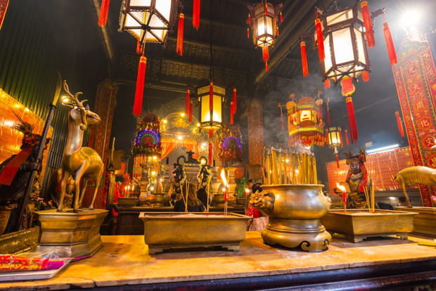 Man Mo, un temple envoûtant au cœur de Hong Kong