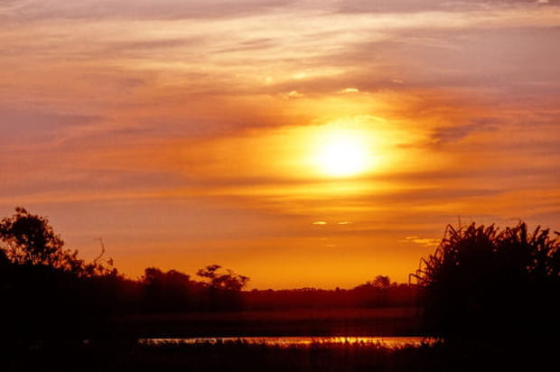 Coucher de soleil à Kakadu