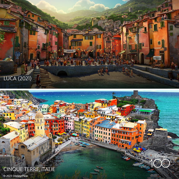Ces lieux ont inspiré les studios Walt Disney et vous pouvez les visiter : Les Cinque Terre dans "Luca"