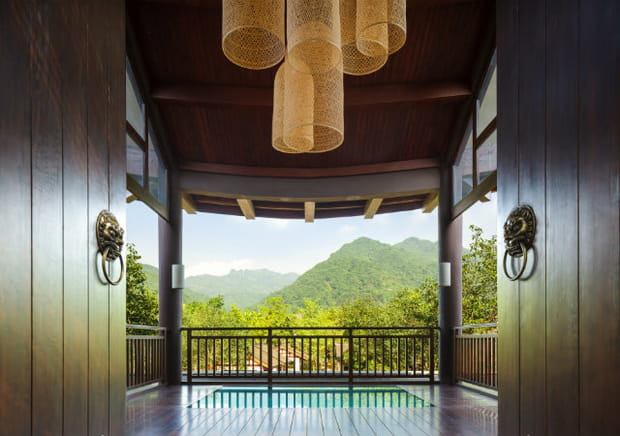 Le Qing Cheng Mountain de Six Senses en Chine