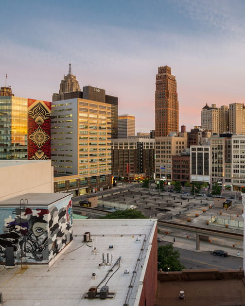 Detroit, aux Etats-Unis