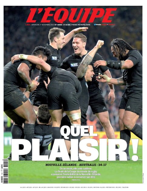 Nouvelle-Z&eacute;lande-Australie en 2015 : &quot;Quel plaisir !&quot;