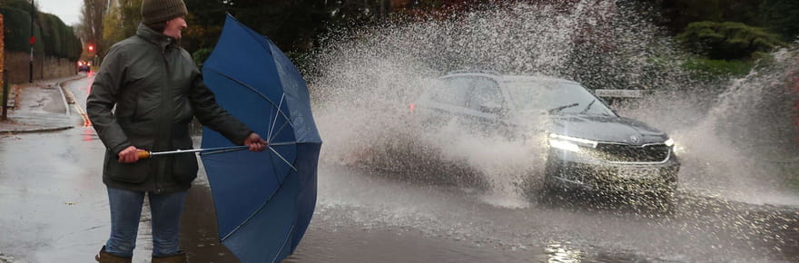 Pluie-inondation&nbsp;: deux d&eacute;partements en alerte orange dimanche, les pr&eacute;visions