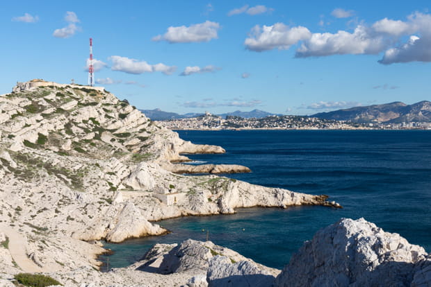 L'Île de Pomègues au large de Marseille