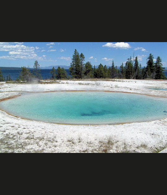 Geysers de West thumb, Etats-Unis