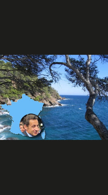 Nicolas Sarkozy au Cap N&egrave;gre