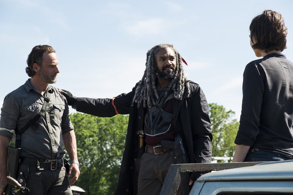 Rick, Ezekiel et Maggie r&eacute;unis