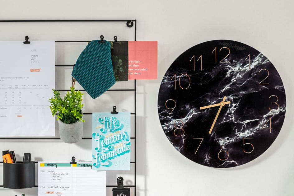 Une pendule d&eacute;co
