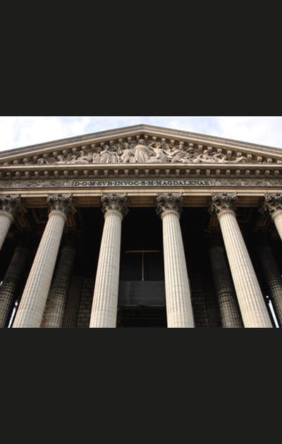 L'&eacute;glise de la Madeleine