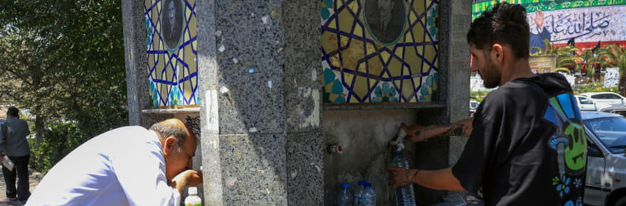 Iran: la canicule provoque p&eacute;nuries d'eau, d'&eacute;lectricit&eacute; et perturbe l'activit&eacute;&nbsp;