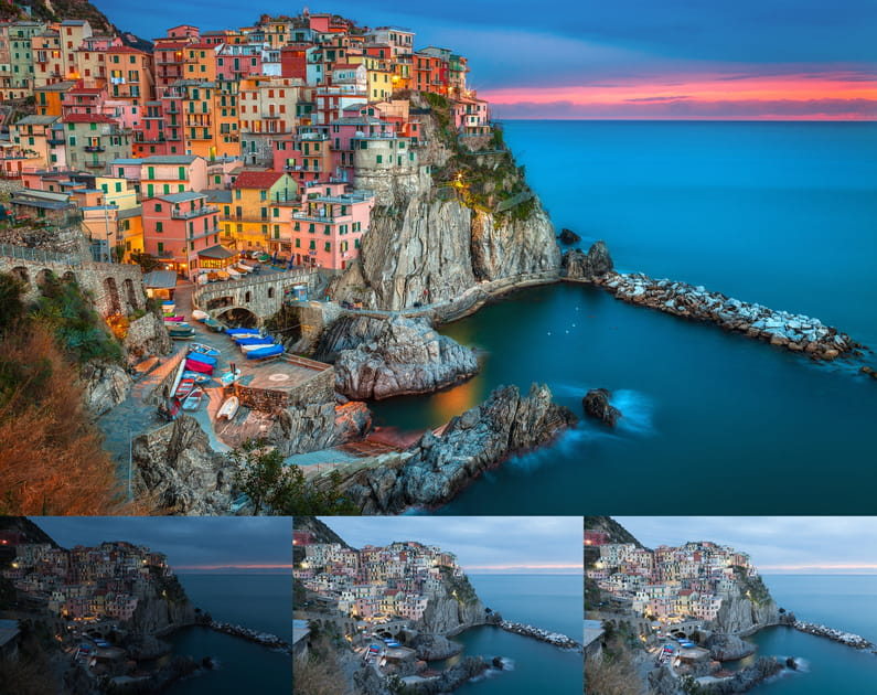 Apr&egrave;s/avant Manarola, Italie