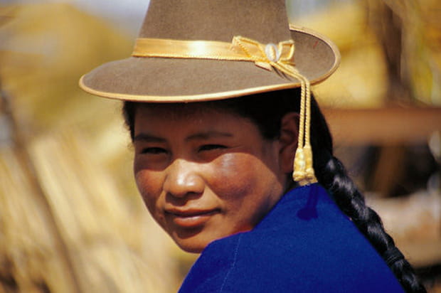 Bolivie - Indienne aux joues rouges