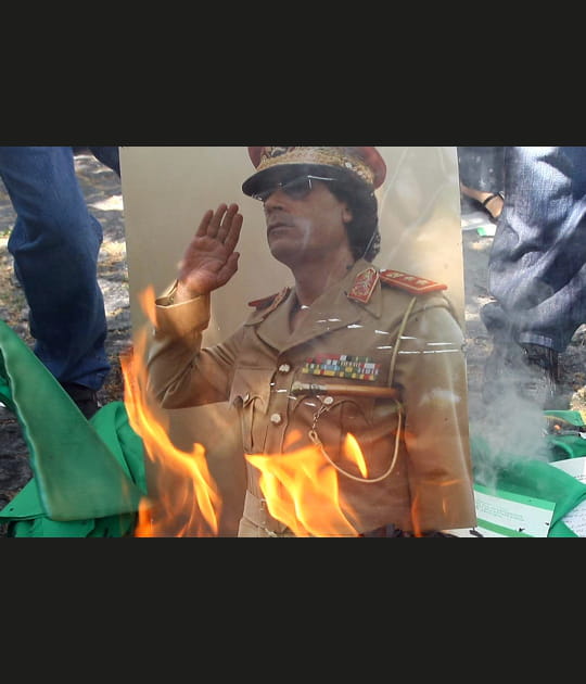 Kadhafi, les images d'un tyran