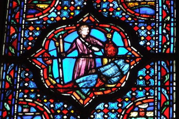 Détail de vitrail