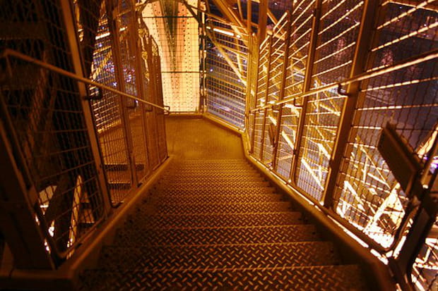 Les entrailles de la Tour Eiffel