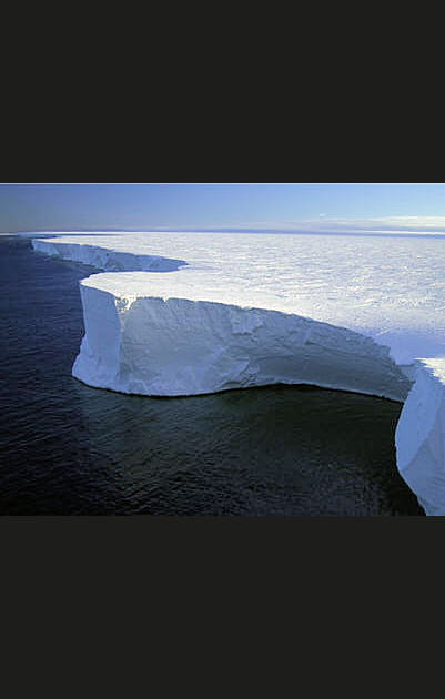 Une &eacute;paisse couche de glace