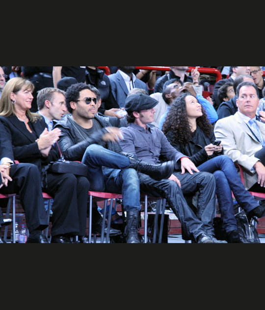 Lenny Kravitz aux premi&egrave;res loges