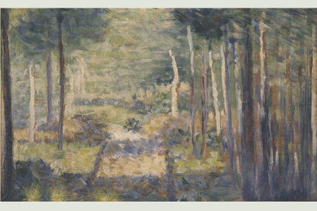 Georges Seurat : Allée en forêt