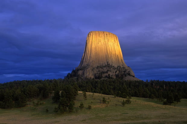 Devils Tower dans le Wyoming