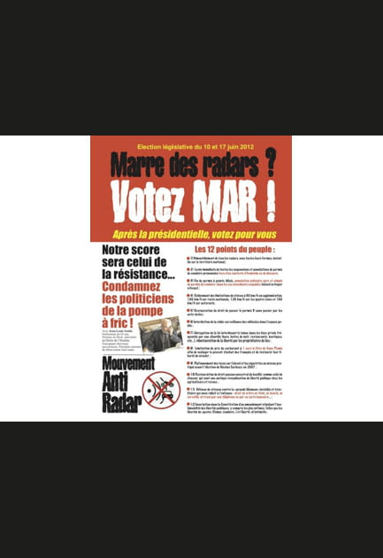 Les candidats anti-radars