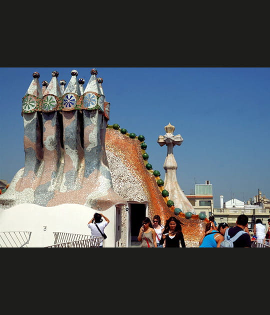 Toit de la Casa Batll&oacute;