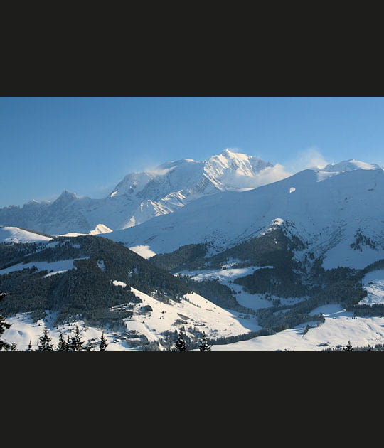Vue sur le Mont-Blanc
