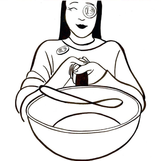 Faire sauter des cr&ecirc;pes avec une pi&egrave;ce dans la main